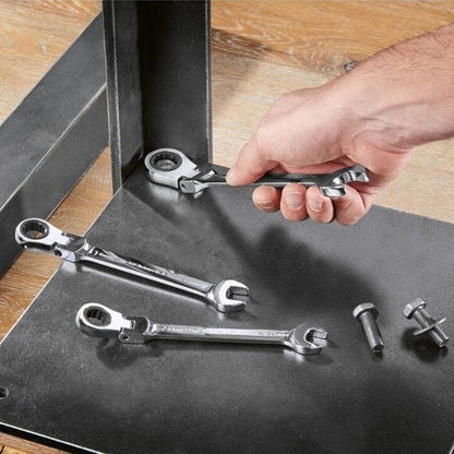Clé plate à cliquet table