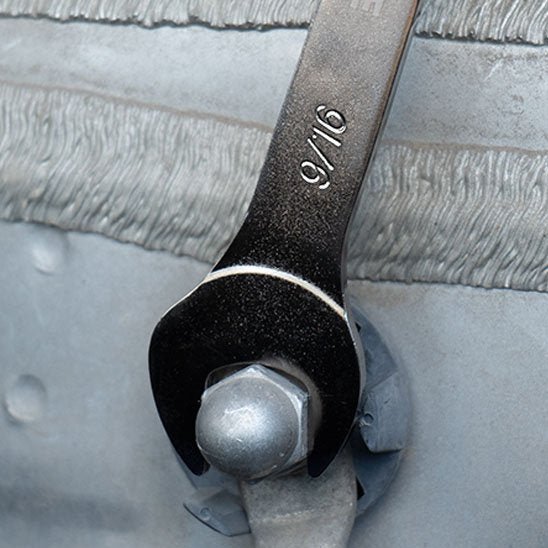 Clé plate boulon fermé